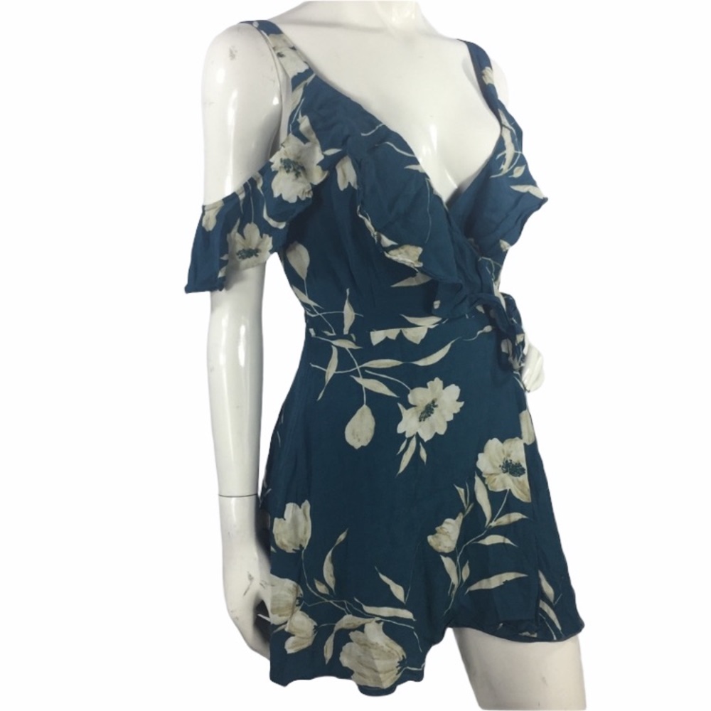 Privacy Please Hamlet Wrap Mini Skater Dress